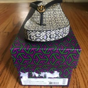 Tory Burch Wedge Flip Flop size 7